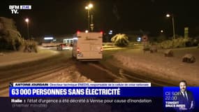 Chutes de neige: "140.000 clients privés d'électricité dans la Drôme, l'Ardèche et l'Isère" (Enedis)