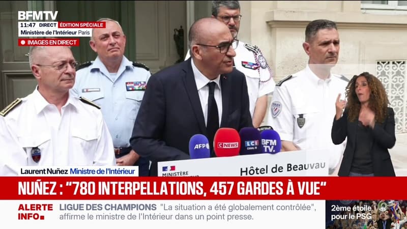 Victoire du PSG: "Empêcher l'accès aux Champs-Élysées, c'est une fausse bonne idée", répond Laurent Nuñez à la maire 8ème arrondissement