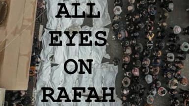 L'illustration baptisée "All eyes on Rafah", largement relayée sur Instagram
