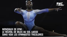 Mondiaux de gym : le récital de Biles au sol laisse sans voix les gymnastes tricolores 