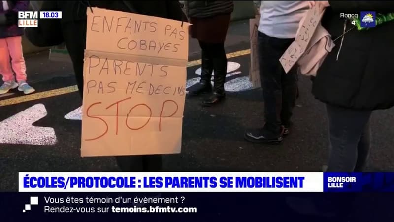 Covid-19: les parents se mobilisent à Calais face au nouveau protocole sanitaire