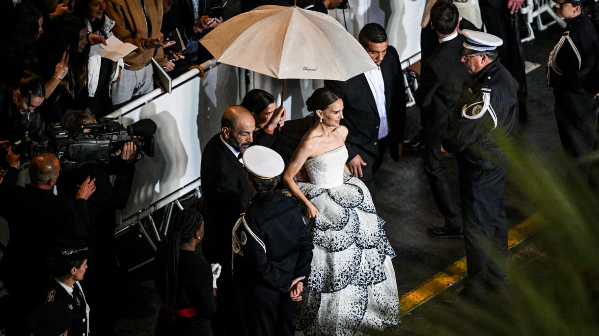 Natalie Portman en robe Dior lors du Festival de Cannes 2023