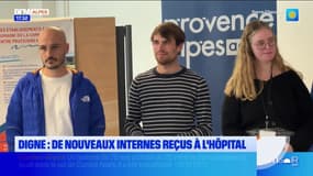 Digne-les-Bains: de nouveaux internes reçus à l’hôpital