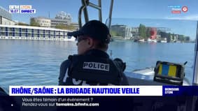 Rhône/Saône : la brigade nautique veille 