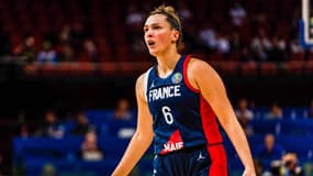 Alexia Chartereau lors de la Coupe du monde féminine de basket.