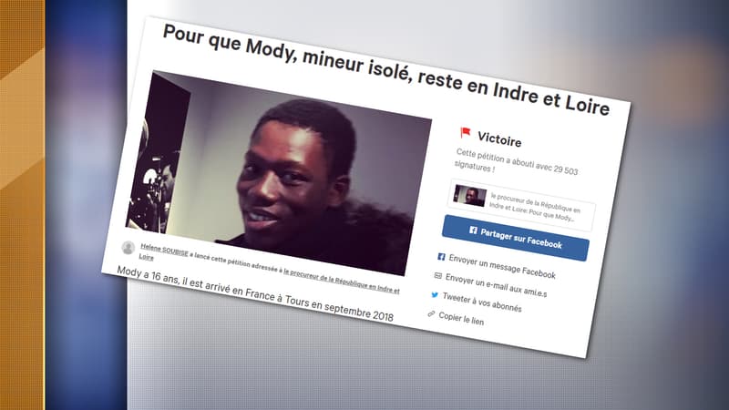 Grâce à la pétition, Mody pourra rester en Indre-et-Loire.
