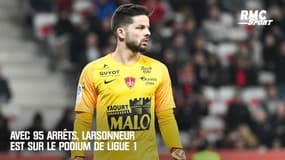 Avec 95 arrêts, Larsonneur est sur le podium des gardiens en Ligue 1