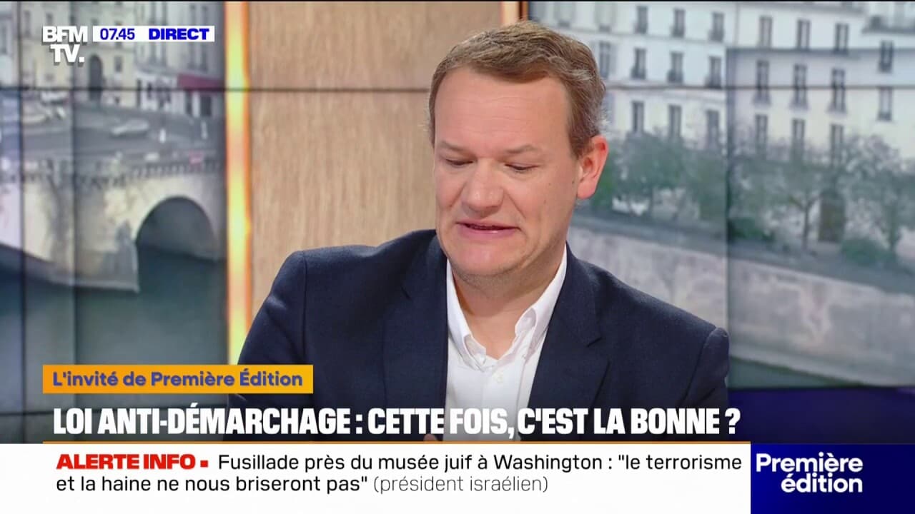 Loi anti-démarchage : “le principe est très simple: on n’a plus le droit de vous appeler”, explique pierre-jean verzelen (lirt)
