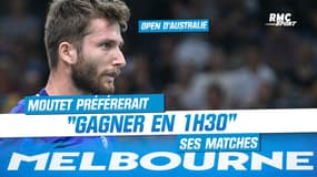 Open d'Australie : "Je préférerais gagner en 1h30" souffle Moutet après son match marathon contre Wu