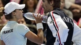 Alizé Cornet et Nicolas Escudé