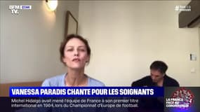 Vanessa Paradis chante pour les soignants pendant le confinement