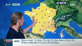 #Meteo: la journée la plus chaude de la semaine, avec du soleil sur toute la France ! #Bourdindirect #RMC