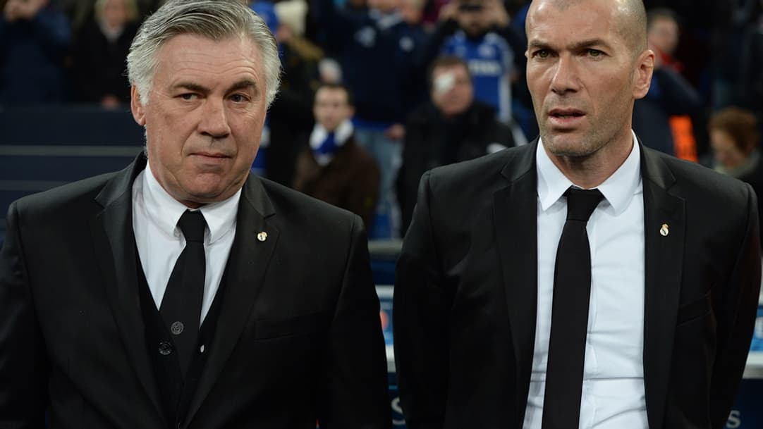 Carlo Ancelotti & Zinedine Zidane Carlo Ancelotti & Zinedine Zidane