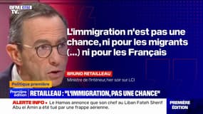 ÉDITO - "L'immigration n'est pas une chance": Bruno Retailleau un "agent d'influence" du RN au sein du gouvernement?