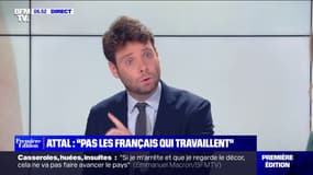 "Pas les Français qui travaillent": Gabriel Attal crée la polémique en taclant les manifestants et leurs casseroles