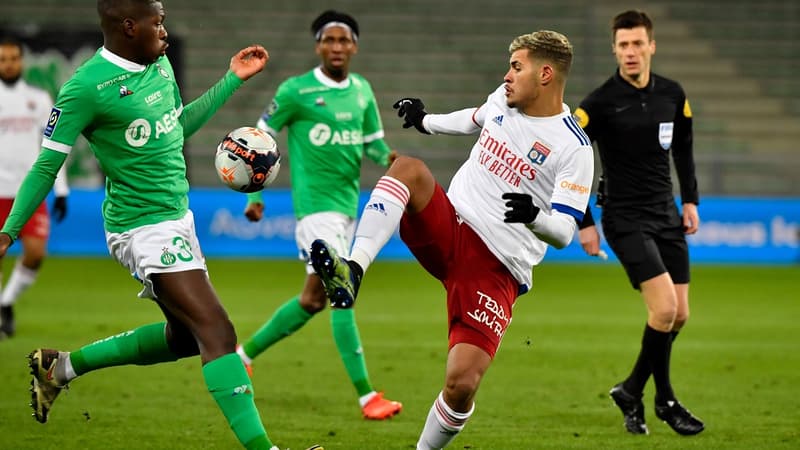 Bruno Guimaraes lors du derby