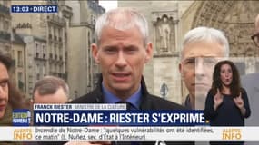 Notre-Dame: Franck Riester assure que "les œuvres les plus précieuses ont été mises en sécurité à l'Hôtel de Ville de Paris dès hier soir"