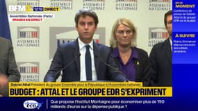 Gabriel Attal: "Le budget qui semble se dessiner n'intègre pas assez de réformes et trop d'impôts"