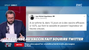 #Magnien, la chronique des réseaux sociaux : La course au vaccin fait sourire Twitter - 17/11