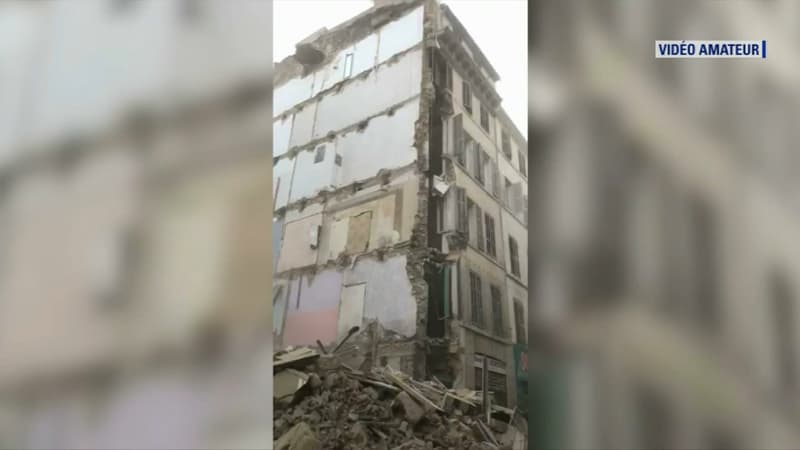 L'immeuble du 63 rue d'Aubagne à Marseille