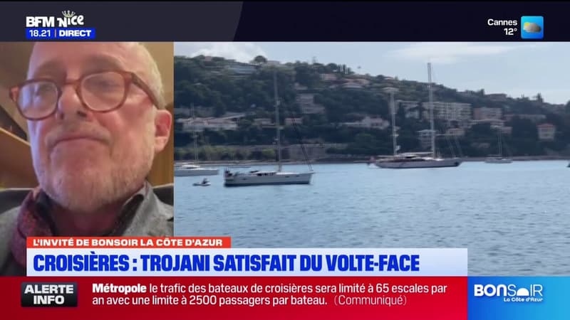 Interdiction des gros bateaux de croisière: le maire de Villefranche-sur-Mer satisfait du volte-face