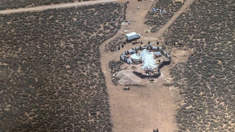 Le camp où on été retrouvés les enfants se situait à la frontière entre le Nouveau Mexique et le Colorado.