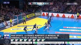 Pari'sports: La France remporte le Mondial de handball pour la sixième fois de son histoire