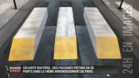 Des étonnants passages piétions en 3D installés à Paris