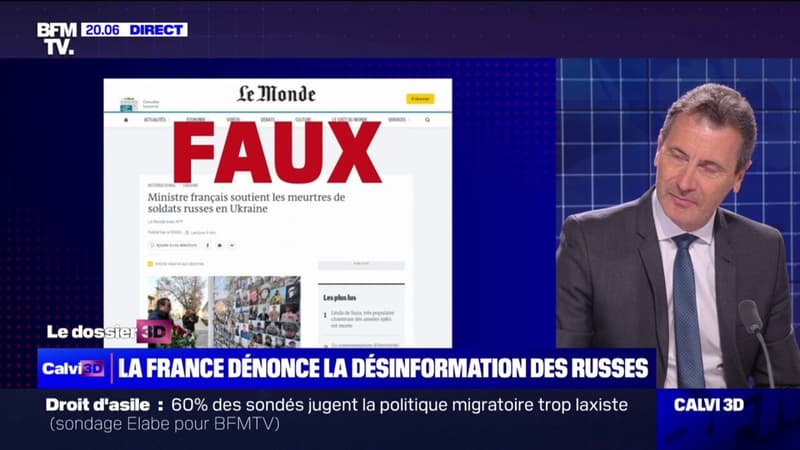 La France dénonce la désinformation numérique russe