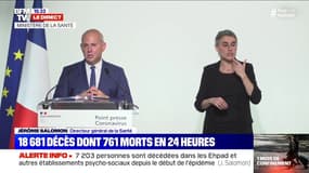 Jérôme Salomon: "Nous avons un excès de mortalité de 59,6% pour la semaine du 30 mars au 5 avril"