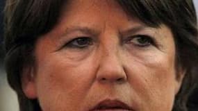 Martine Aubry, candidate à la primaire socialiste pour l'élection présidentielle, propose la transformation du Fonds européen de stabilité financière en Banque publique européenne. Dans une tribune intitulée "Pour sortir de la crise" publiée dans les Echo