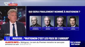 Roussel : "Matignon c'est les feux de l'amour" - 04/09