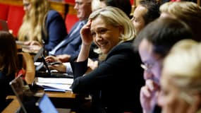 Marine Le Pen à l'Assemblée nationale le 4 octobre 2022