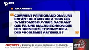 Mon enfant est malade et mon mari et moi-même avons une maladie chronique, que devons-nous faire ?