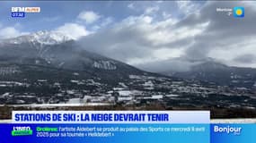 Stations de ski dans les Alpes du Sud: la neige devrait tenir durant les vacances scolaires