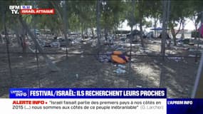 Israël: les familles des festivaliers enlevés ou tués par le Hamas à la recherche de signes de vie de leurs proches 