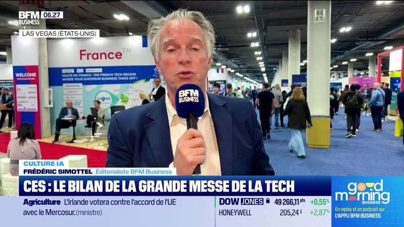 Culture IA : CES, le bilan de la grande messe de la Tech, par Frédéric Simottel - 09/01