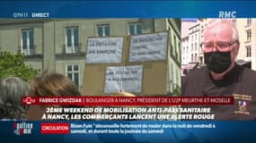 Le coup de gueule de Fabrice Gwizdak, Boulanger-pâtissier à Nancy, sur les casseurs dans les manifestations: "C'est toujours nous qui sommes pénalisés, on n'a pas besoin de cela en ce moment"