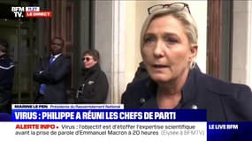Coronavirus: "Je n'ai eu absolument aucune réponse aux questions qui ont été posées", s'indigne Marine Le Pen
