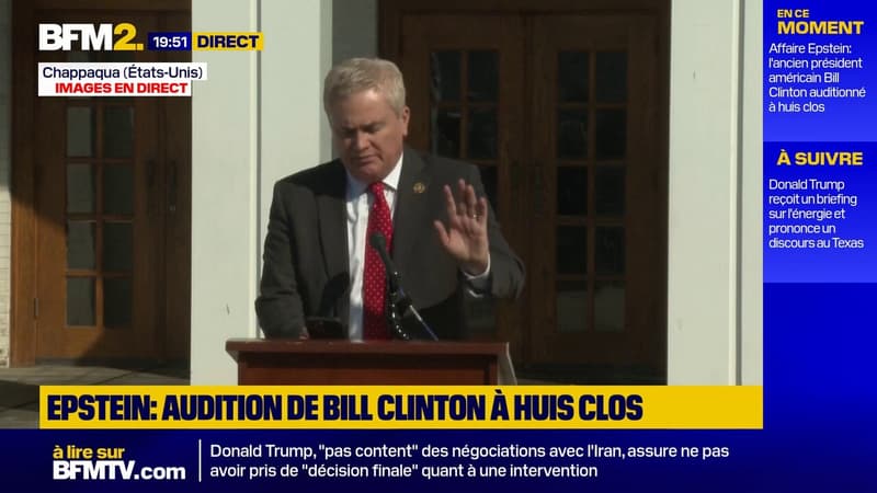 Bill Clinton témoigne que Donald Trump "ne m’a jamais rien dit qui puisse me faire penser qu’il était impliqué" avec Jeffrey Epstein (élu républicain)