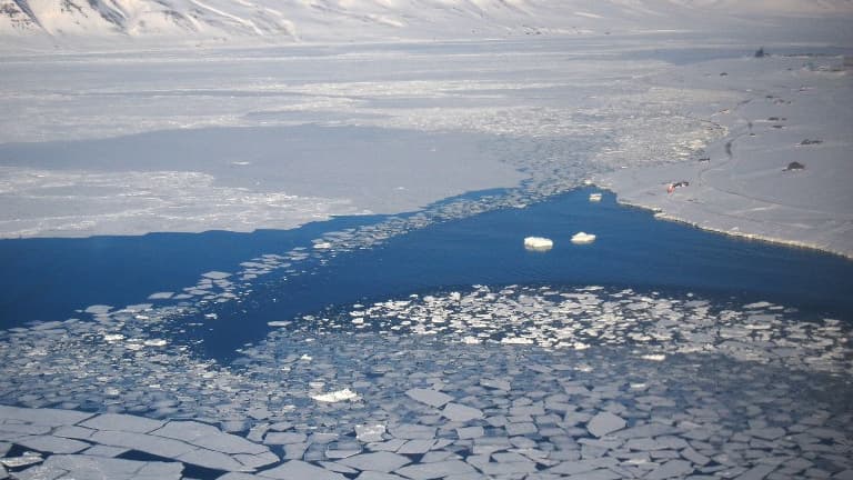 Une vue de l'Arctique - Image d'illustration 