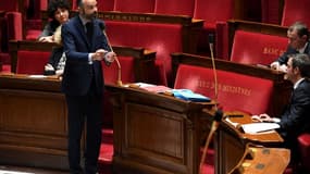 Édouard Philippe à l'Assemblée nationale le 7 avril 2020