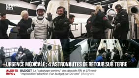 Quatre astronautes ont prématurément quitté la Station spatiale internationale pour raison médicale