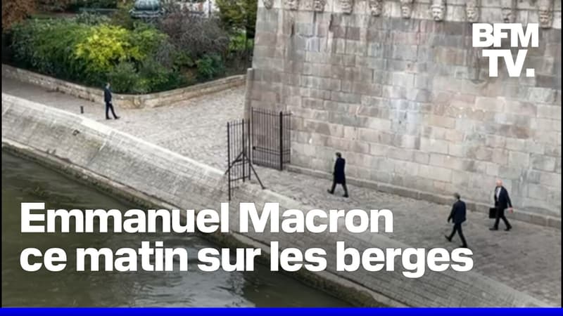 Emmanuel Macron aperçu dans Paris après la démission de Sébastien Lecornu