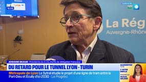 Tunnel Lyon-Turin: du retard mais l'optimisme de la cheffe de la délégation française