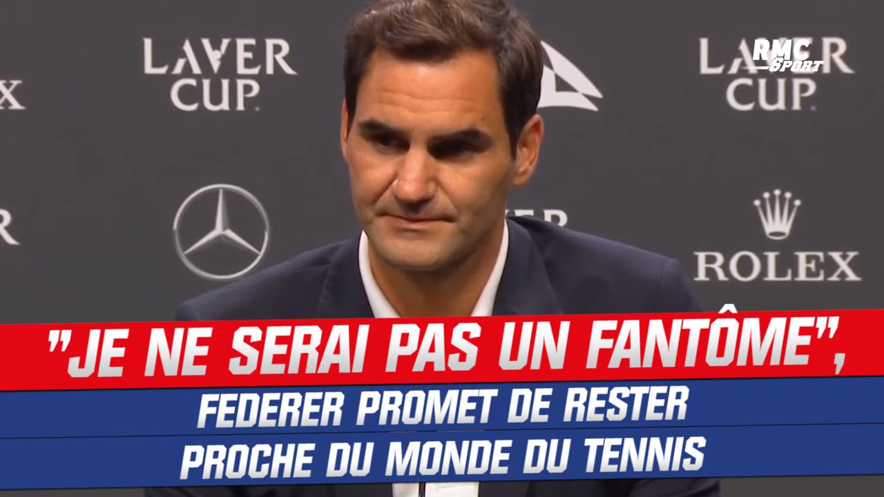 "Je ne serai pas un fantôme", Federer promet de rester proche du monde