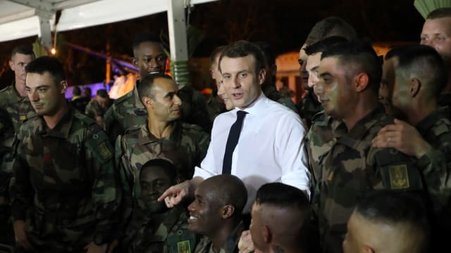 Macron en Côte d'Ivoire.