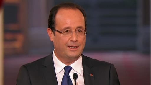 Le président de la République François Hollande