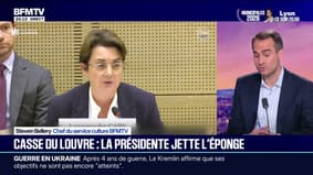 La présidente du Louvre, Laurence des Cars, a présenté sa démission à Emmanuel Macron qui l'a acceptée