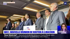 Nice: une nouvelle réunion de soutien à Emmanuel Macron